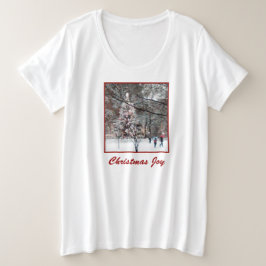 'Christmas Joy' Plus Size T - Shirt