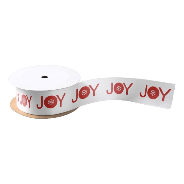 Christmas Joy Ribbon Satinband (Spule)