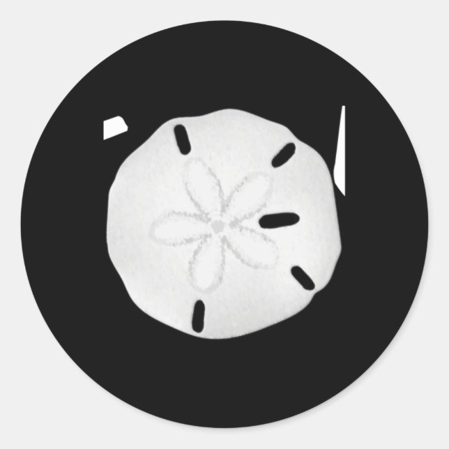 Christmas Joy Sand Dollar T Shirt  Runder Aufkleber (Vorderseite)