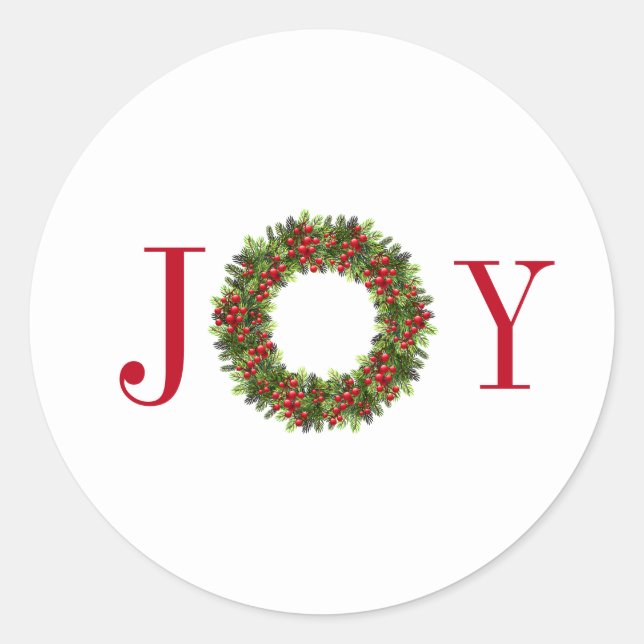 Christmas Joy Stickers (Vorderseite)