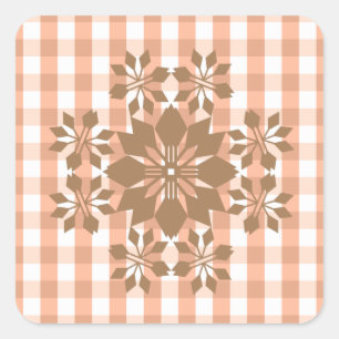 Christmas Jubilee Quadratischer Aufkleber