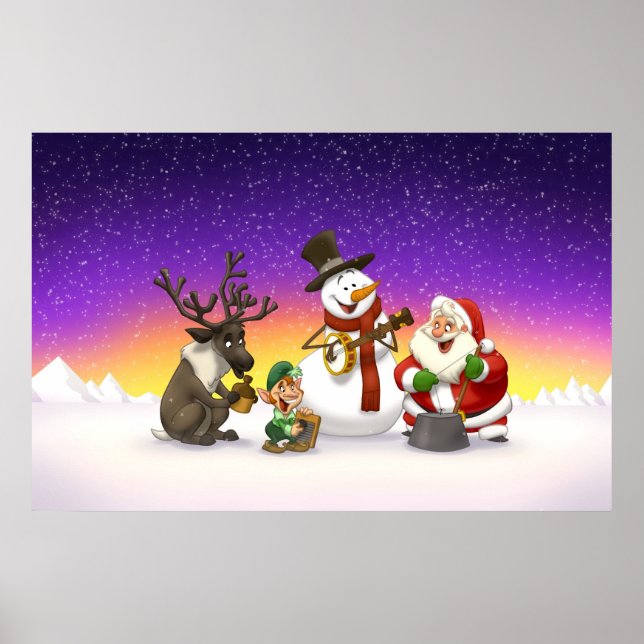 Christmas Jug Band Poster (Vorne)