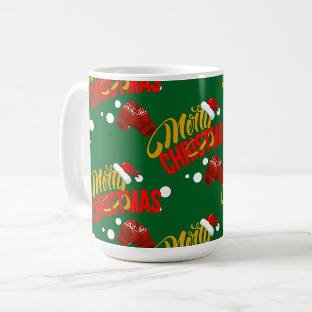 CHRISTMAS KAFFEETASSE (Vorderseite Links)