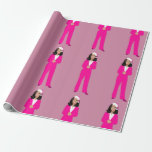 Christmas kamala harris santa clus pink geschenkpapier<br><div class="desc">"Weihnachten kamala harris santa pink",  "kamala harris christmas",  "vice President kamala harris",  "vice President harris",  "President kamala harris",  "kamala harris",  "hässliche Weihnachten",  "hässliche Weihnachten",  "lustige Weihnachten",  Weihnachten</div>