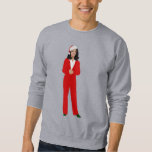 Christmas kamala harris santa clus sweatshirt<br><div class="desc">"Weihnachten kamala harris santa claus",  "kamala harris christmas",  "vice President kamala harris",  "vice President harris",  "President kamala harris",  "kamala harris",  "hässliche Weihnachten",  "hässliche Weihnachten",  "lustige Weihnachten",  Weihnachten</div>