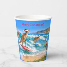 Christmas Kangaroo Surfing Bells Beach