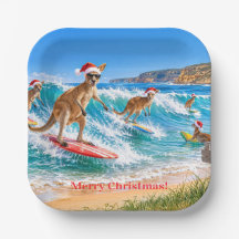 Christmas Kangaroo Surfing Bells Beach