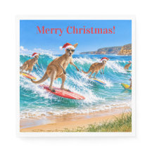Christmas Kangaroo Surfing Bells Beach