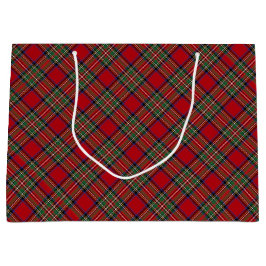 Christmas Kariert Clan Stewart Red Tartan Große Geschenktüte