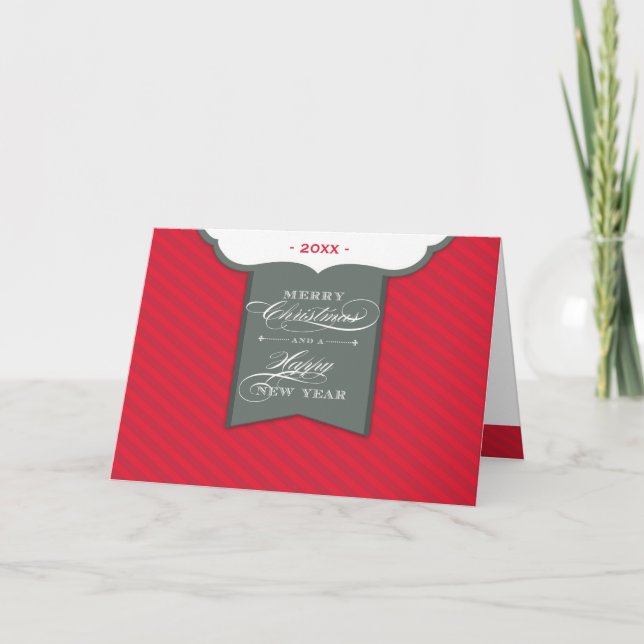 CHRISTMAS-KARTE: Laptop 6L Feiertagskarte (Vorderseite)