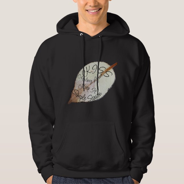 Christmas KISS Behielt It Simple Season Leaf Hoodi Hoodie (Vorderseite)