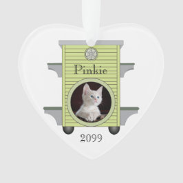 Christmas Kitten Cat Upload Foto Cat House Ornament