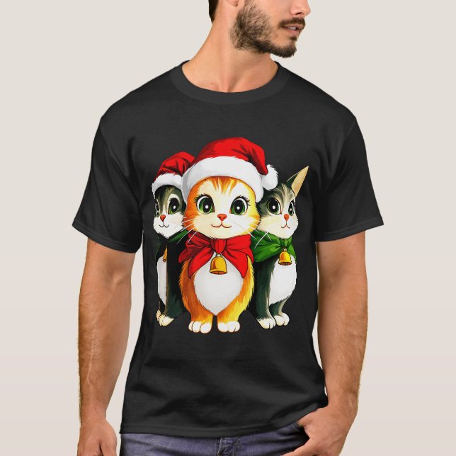 Christmas kitten T-Shirt (Vorderseite)