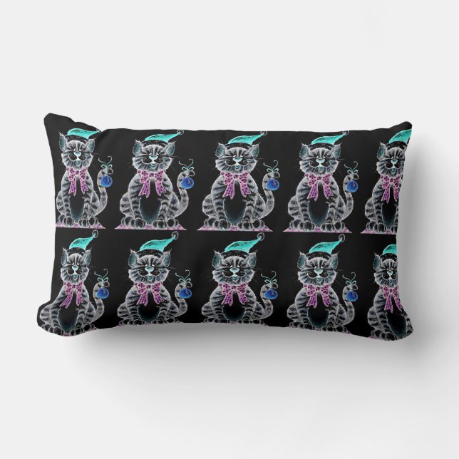 ****CHRISTMAS KITTENS**** PILLOS LENDENKISSEN (Vorderseite)