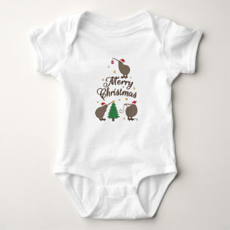 Christmas Kiwi Baby Strampler