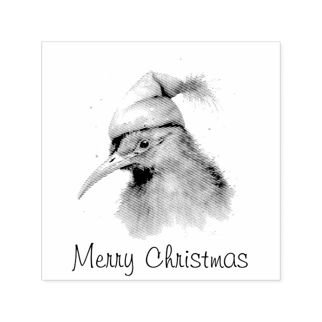 Christmas Kiwi Bird Permastempel (Design)