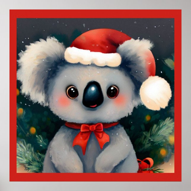 Christmas Koala 1 Poster (Vorne)