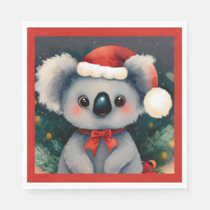 Christmas Koala 1 Serviette