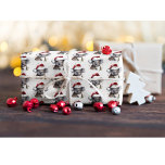 Christmas Koala Geschenkpapier<br><div class="desc">Aquarellmalerei eines Koala mit einem roten Winterhut im Weihnachtsstil</div>