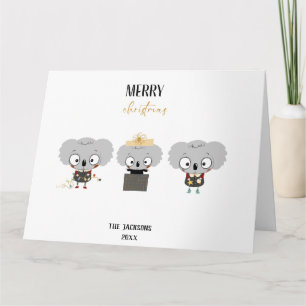 Christmas Koalas Karte