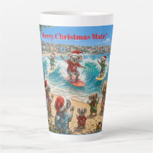 Christmas Koalas Surfing Bondi Beach Mate!