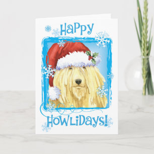 Christmas Komondor Feiertagskarte