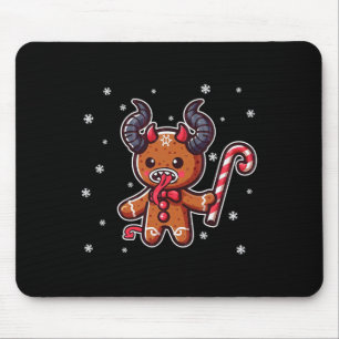 Christmas Krampus Gingerbread Mann Weihnachten Paj Mousepad
