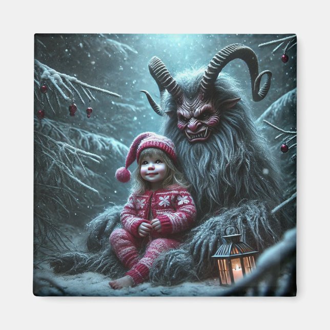 Christmas Krampus Magnet (Vorne)