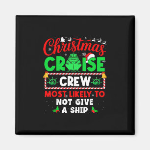 Christmas-Kreuzfahrt-Besatzung, die am wahrscheinl Magnet