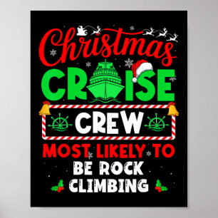 Christmas-Kreuzfahrt-Besatzung, die höchstwahrsche Poster