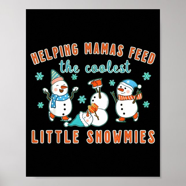 Christmas Lactation Consultant Lactation Nurse Lac Poster (Vorne)