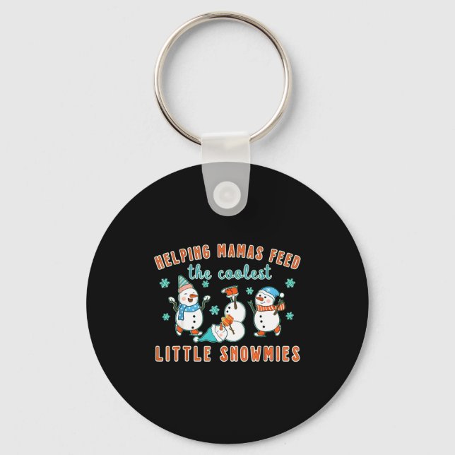 Christmas Lactation Consultant Lactation Nurse Lac Schlüsselanhänger (Vorderseite)