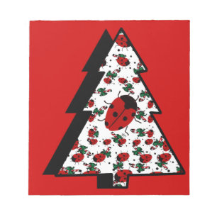 CHRISTMAS LADYBUGS NOTIZBLOCK