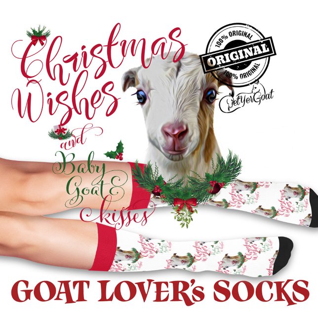 Christmas LaMancha Baby Goat wünscht sich Socken (Von Creator hochgeladen)