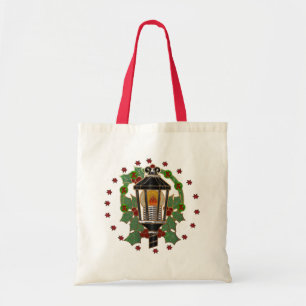 Christmas Lantern Stain Glass GIFT Tragetasche