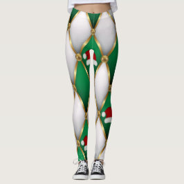 Christmas Leggings – Festive Holiday Pattern 