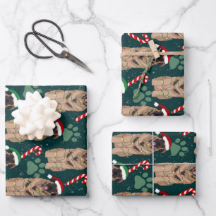 Christmas Leonberger Geschenkpapier Set