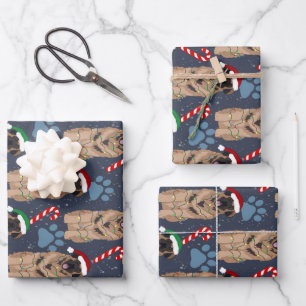 Christmas Leonberger Geschenkpapier Set