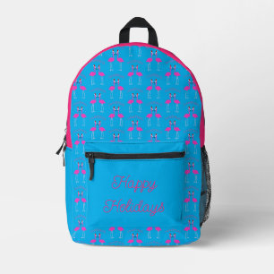 Christmas Lesbian Flamingos Flamingo Belles Custom Bedruckter Rucksack