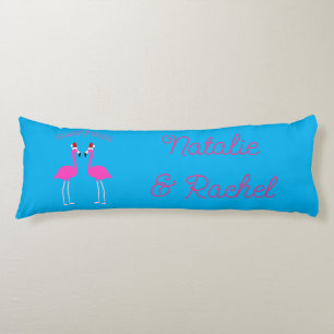 Christmas Lesbian Flamingos Flamingo Belles Custom Seitenschläferkissen