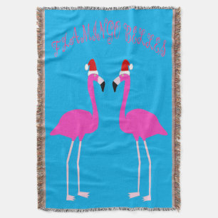 Christmas Lesbian Flamingos Flamingo Belles Decke