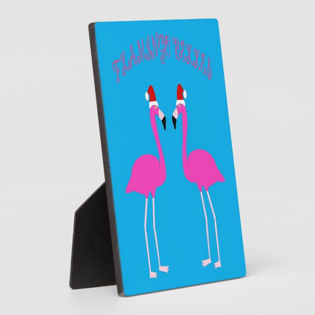 Christmas Lesbian Flamingos Flamingo Belles Fotoplatte (Seite)
