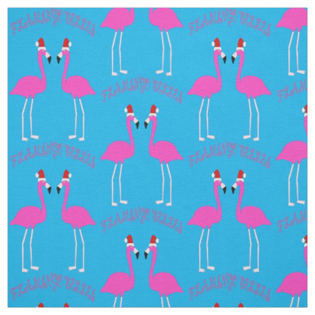 Christmas Lesbian Flamingos Flamingo Belles Stoff (Muster)