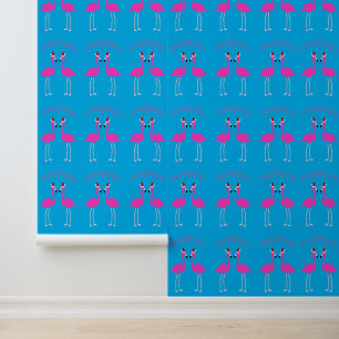 Christmas Lesbian Flamingos Flamingo Belles Tapete