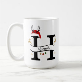 Christmas Letter H Alphabet  Kaffeetasse