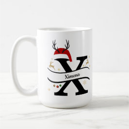 Christmas Letter X Alphabet  Kaffeetasse