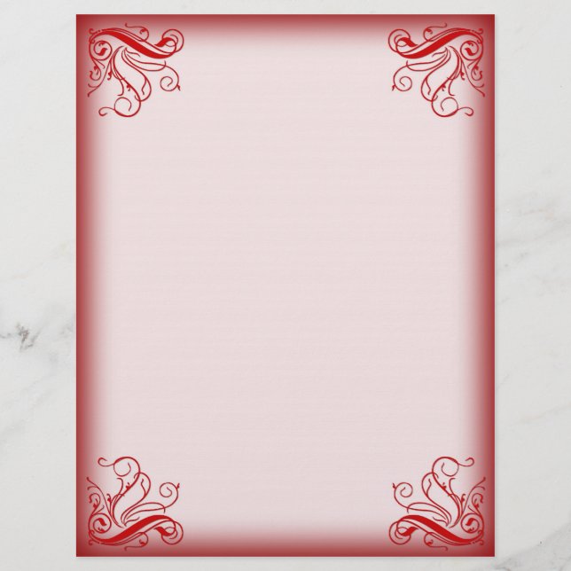 Christmas Letterhead Red (Vorderseite)
