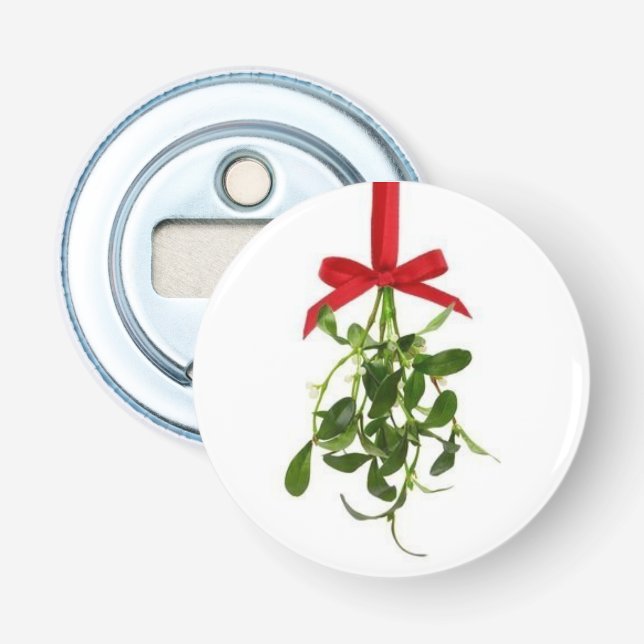 **CHRISTMAS LIEBE UND MISTLETOE** FLASCHENÖFFNER (Vorderseite)