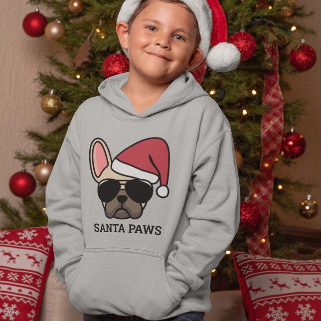 Christmas Light Fawn French Bulldog Hoodie (Von Creator hochgeladen)