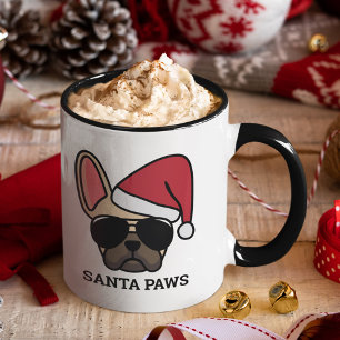 Christmas Light Fawn French Bulldog Tasse